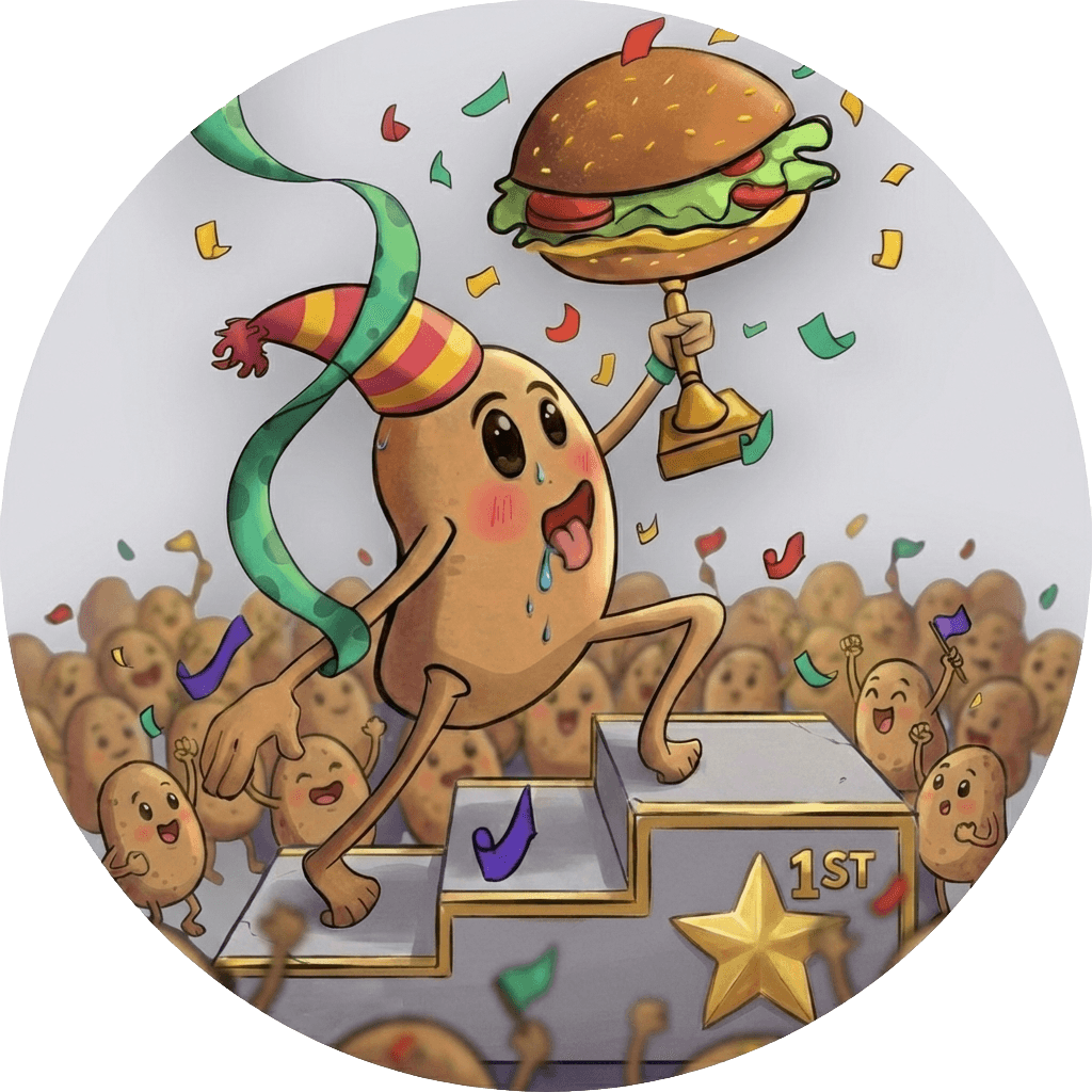 aaloo mascot - taste champion